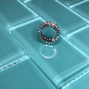 White Topaz Cocktail Ring